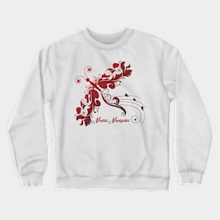 Butterfly Flower Best Gift For Mothers Lovers Crewneck Sweatshirt